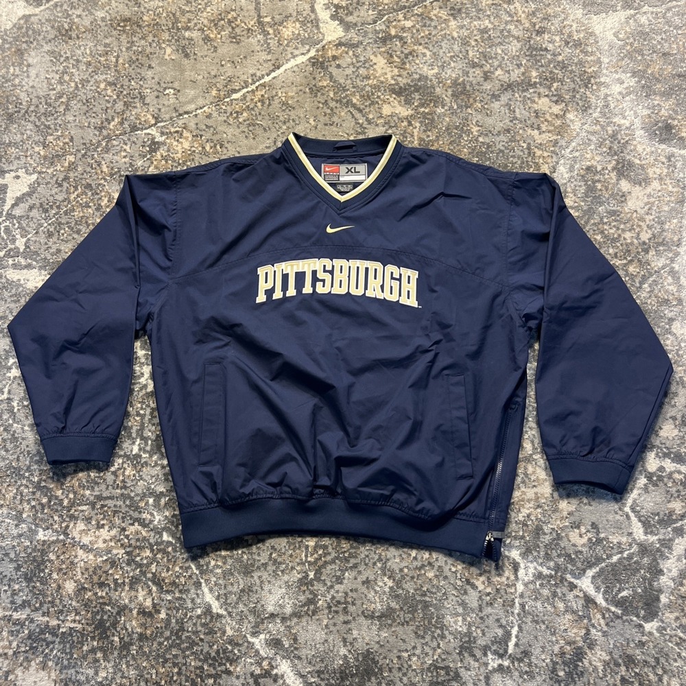 Vintage Nike Pittsburgh Panthers Men's Pullover Windbreaker Jacket XL Swoosh